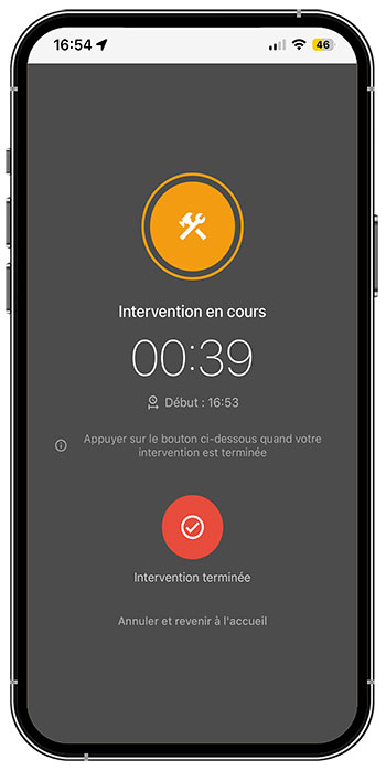 GestTemps - Timer manuel